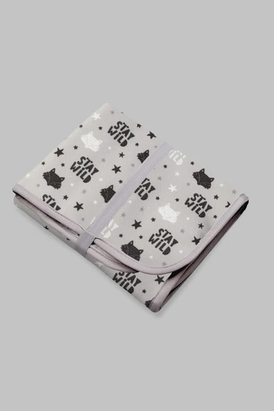 Anne Bebek Bakım Örtüsü Alez Yenidoğan Alt Açma Değiştirme Fox Organizer Pedi Minderi Çift Taraflı