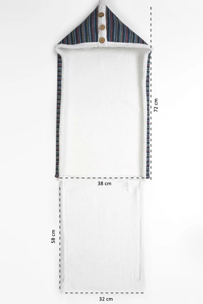 Bebek Dış Kundak Uyku Tulumu Fluffy Battaniye Bb-503 - 3