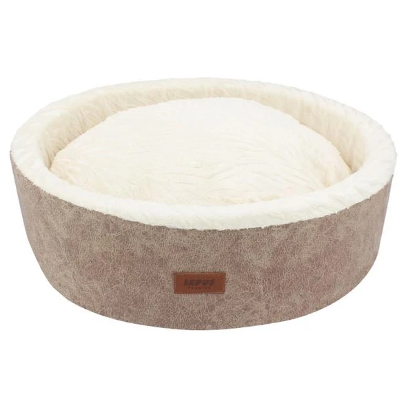 Lepus Mia Donut Yatak Kahve 50cm-17cm Yükseklik ürün görseli 1