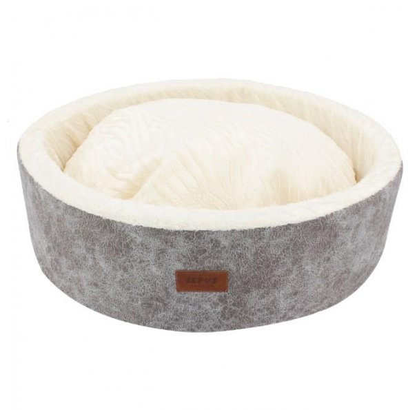 Lepus Mia Donut Yatak Gri 50cm-17cm Yükseklik
