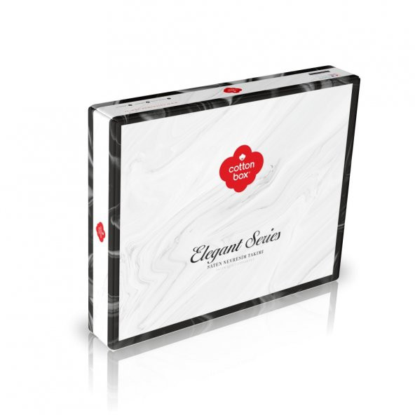 Cotton Box Elegant Stripe Saten Çift Kişilik Nevresim Takımı Mavi - Resim 2