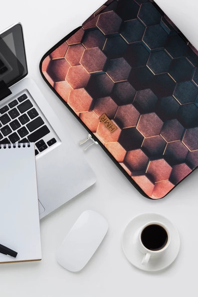 Kahverengi Easy Case 14 Inç Notebook Kılıfı Cover New Laptop Çantası - 2