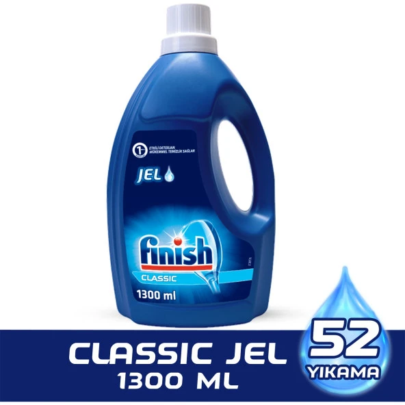 Finish Classic Jel Bulaşık Deterjanı 1300 ml (2 Kutu)