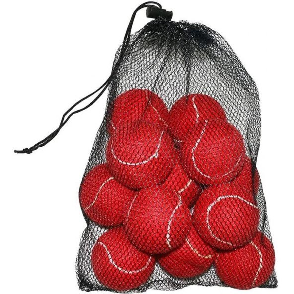 Werkon 12 Adet Antrenman Tenis Topu Kırmızı - 6