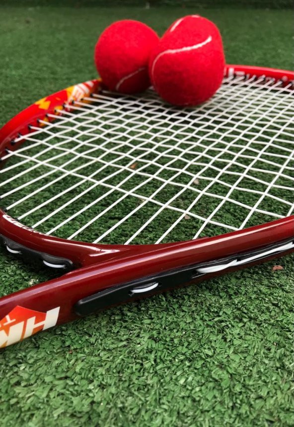Werkon 3 Adet Antrenman Tenis Topu Kırmızı - 3