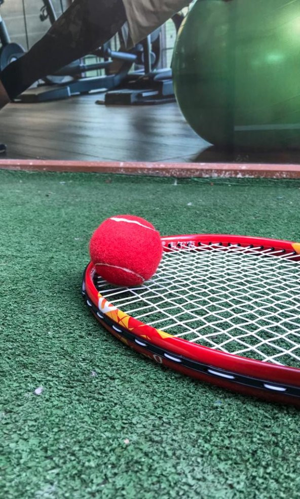 Werkon 1 Adet Antrenman Tenis Topu Kırmızı - 4