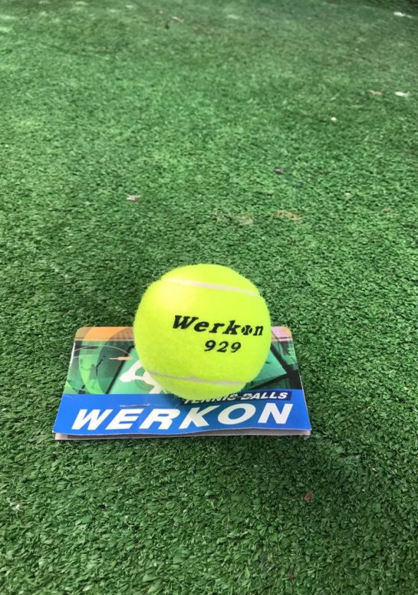 Werkon 1 Adet Antrenman Tenis Topu Sarı - 2