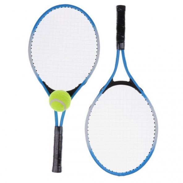 Yetişkin Kort Tenis Raketi Seti Başlangıç Seviye Tenis Raketi Seti Taşıma Çantası Kırmızı - 5