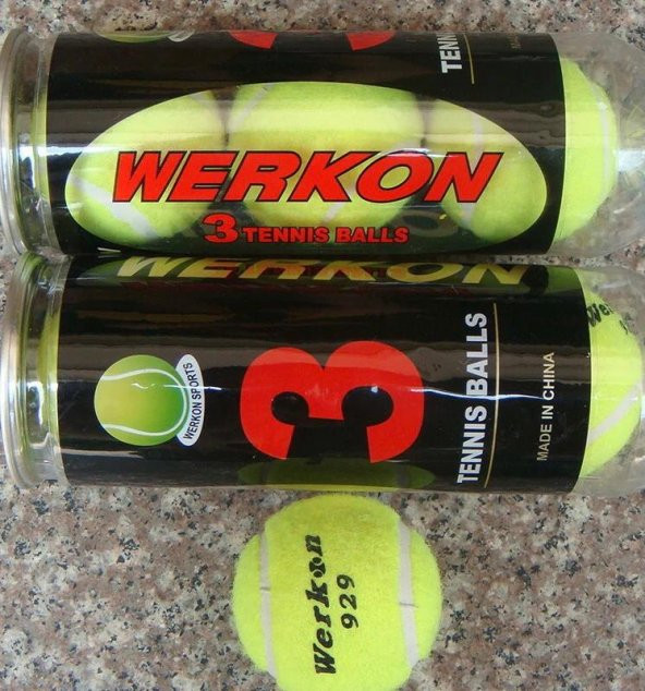 Werkon 3Lü Tenis Topu Vakumlu Ambalajda - 6