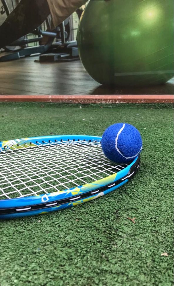 Werkon 2 Adet Antrenman Tenis Topu Mavi - 5