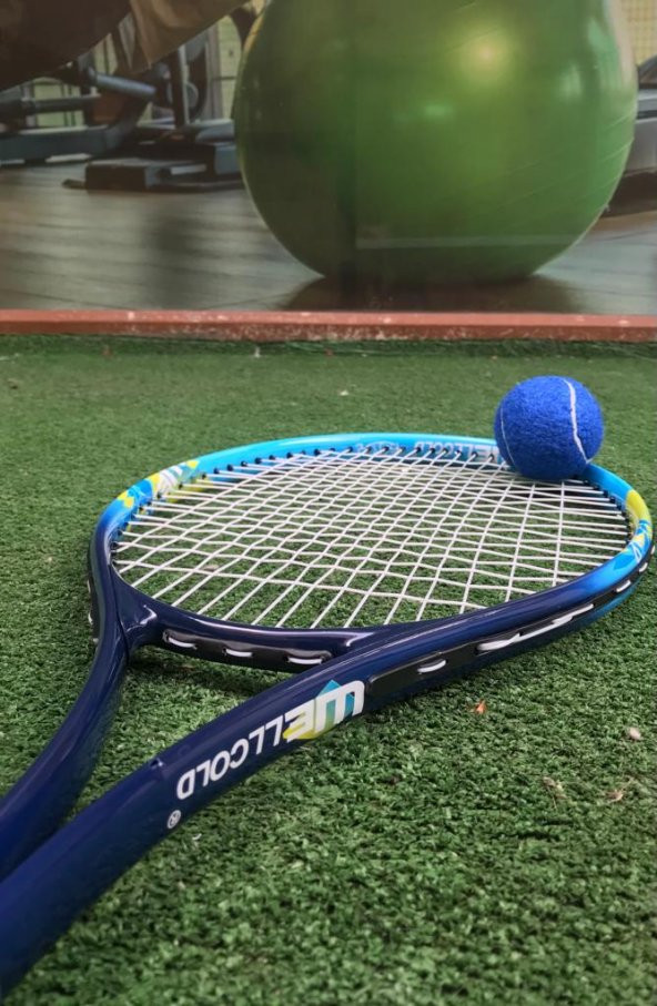 Werkon 1 Adet Antrenman Tenis Topu Mavi - 5