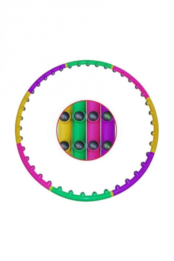 Leyaton Masajlı Zayıflatıcı 6 Parça Çember Hulahop 98 cm 1000 Gr. HL1 - 2