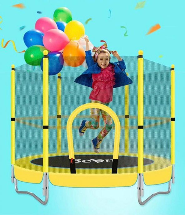 Leyaton Trambolin Fileli Korumalı 152 Cm Kolay Kurulum - 2