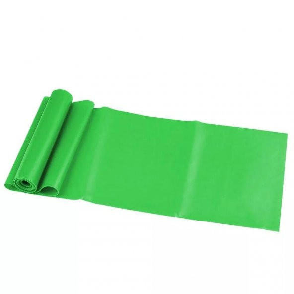 Pilates Bandı Plates Egzersiz Direnç Lastiği Yeşil - 4