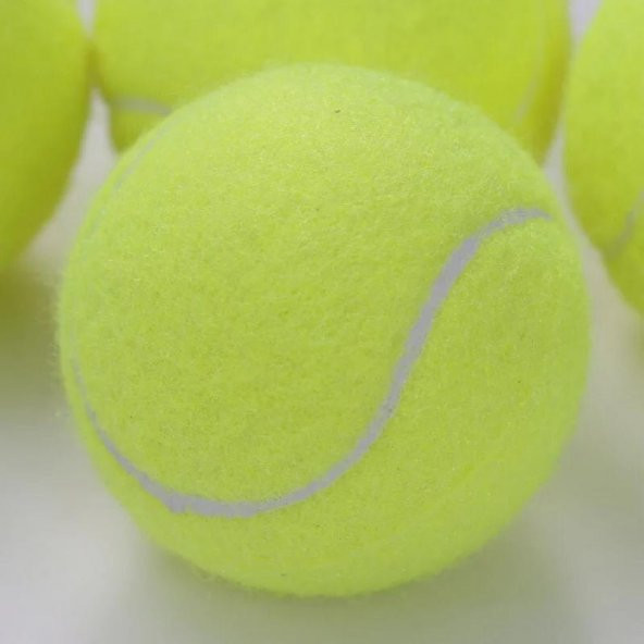 Leyaton 3 Adet Antrenman Tenis Topu Sarı Sekme Garantili - 3
