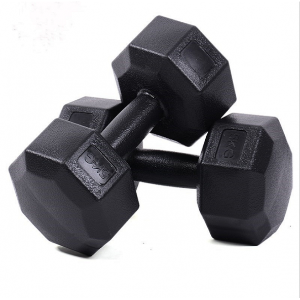 2x10 kg Altıgen Vinyl Kaplama Plastik Dambıl