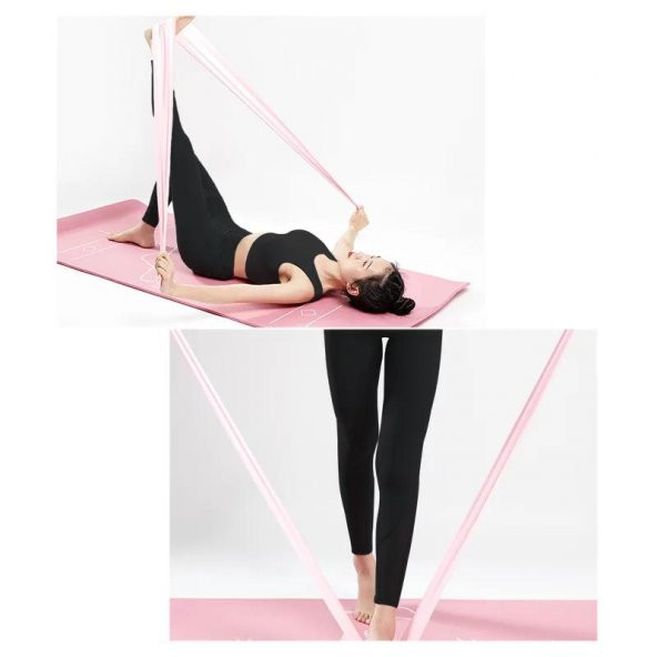 Pilates Bandı Yumuşak 90 X 7.5 Cm Egzersiz Direnç Lastiği