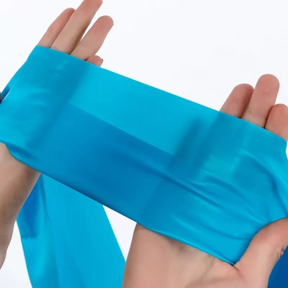 Pilates Bandı Tam Sert 120 x 7.5 Cm Egzersiz Direnç Lastiği