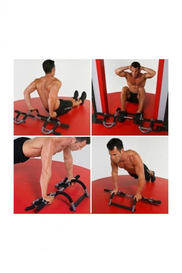 Buffer Çok Amaçlı Spor Aleti Iron Gym Kapı Barfiksi Barfix Mekik Şınav - 2
