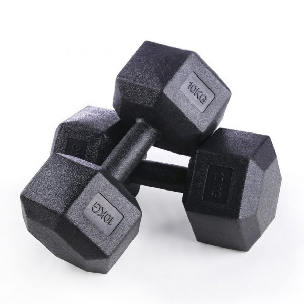 Leyaton 10 Kg X 2 Adet 20 Kg Dambıl Seti, Dumbell Set Dumbell 2X10 Kg