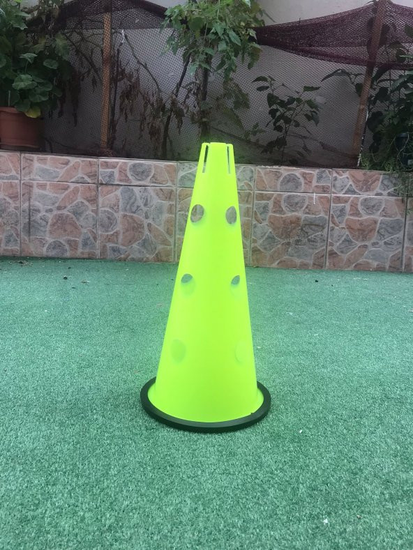 12li 40 cm Delikli Antrenman Hunisi Kauçuk Taban Huni - 2