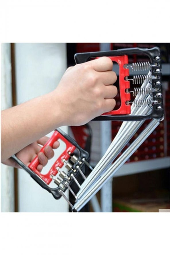 Leyaton El Ayak Göğüs Direnç Yayı Ayak Aparatlı Spor Aleti Kol Bacak Göğüs Geliştirici Kas Egzersiz Aleti - 6