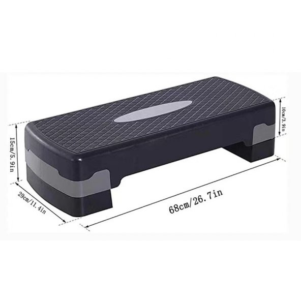 Step Tahtası İki Kademeli Ev Için Uygun Ayarlanabilir Fitness - 2