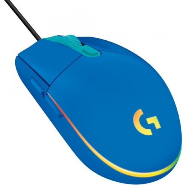 Logitech G G102 LIGHTSYNC RGB Aydınlatmalı 8.000 DPI Kablolu Oyuncu Mouse - Mavi