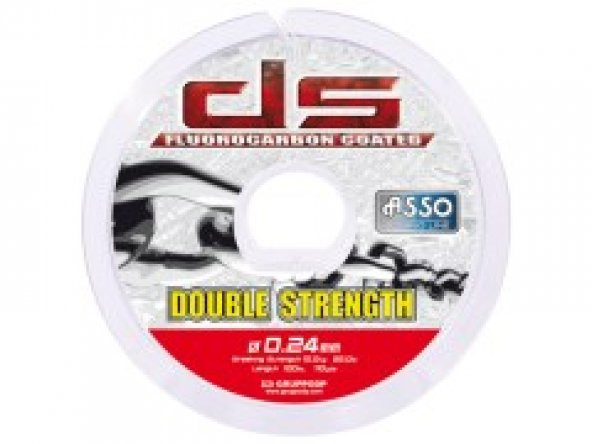 ASSO DS FLUOROCARBON COATED DOUBLE STRENGTH 0,18MM 100M