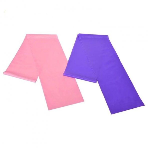 Leyaton Pilates Bandı Plates Egzersiz Direnç Lastiği - 5