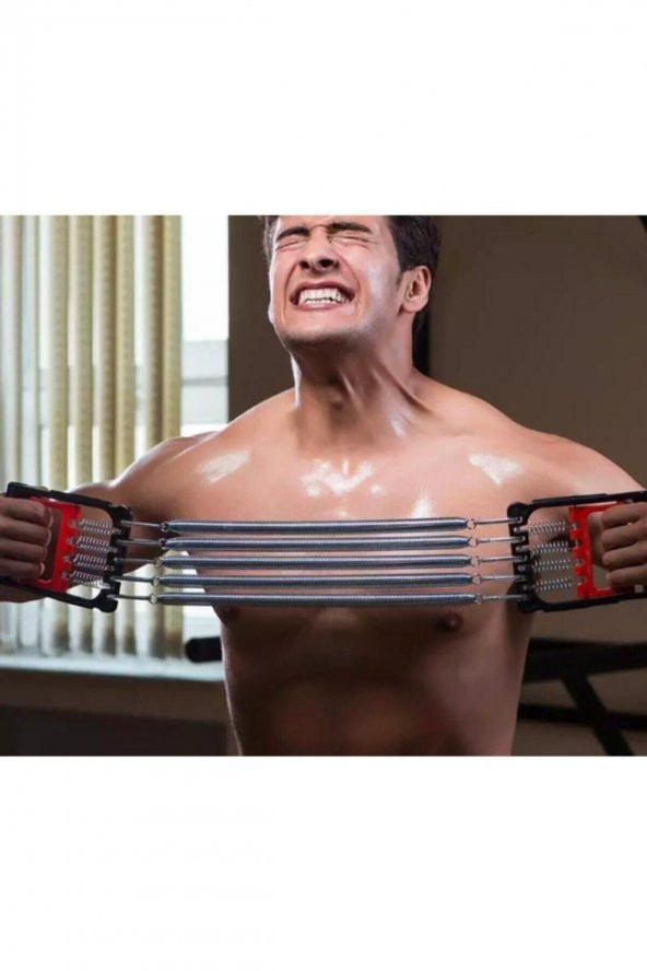 Buffer Çelik Göğüs Yayı Kol Bilek Göğüs Kas Geliştirme Egzersiz Aleti 5 Demirli - 2