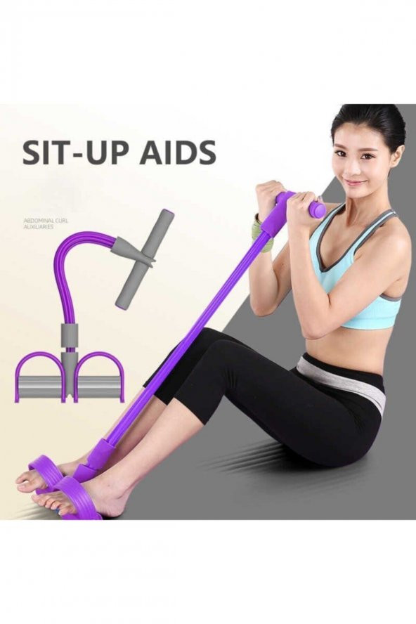Body Trimmer 97615 Vücut Şekillendirici Egzersiz Karın El Ayak Direnç Lastiği