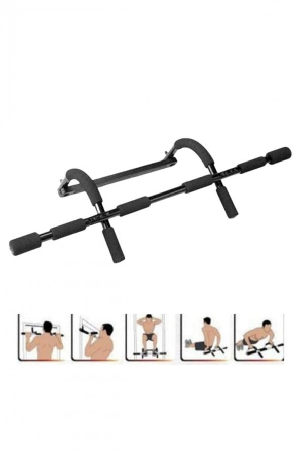 Leyaton Multifonksiyonel Kapı Barfiksi Barı Mekik & Şınav Çekme Spor Egzersiz Aleti - 5