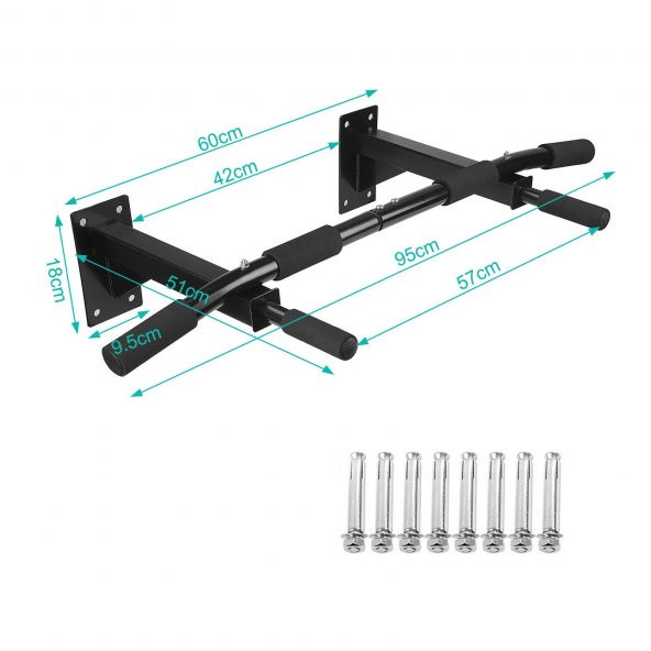 Leyaton Leyaton Duvara Monte Barfiks Çekme Aleti - Resim 3