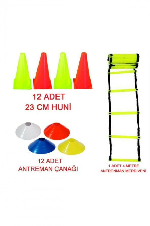 Clifton Clifton Antrenman Seti 4 Metre Merdiven + Huni + Küçük Çanak Set