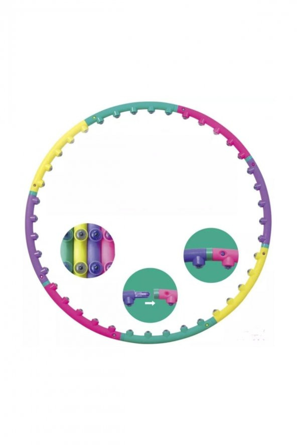 Buffer Masajlı Hulahop Bel Egzersiz Çemberi Hulahoop Çember - 2