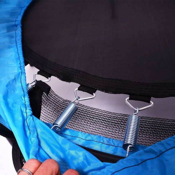 Leyaton Fileli Korumalı 140 Cm Çocuk Trampolini 55 İnç Trambolin - 5