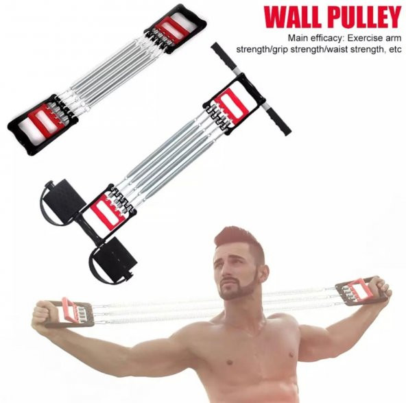 Leyaton El Ayak Çelik Göğüs Yayı Kol Bilek Göğüs Kas Geliştirme Egzersiz Aleti Vücut Geliştirme Seti - 5