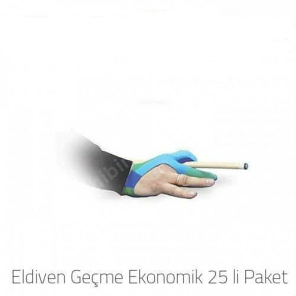 Yerli Bilardo Eldiveni Geçme Ekonomik 25 Li Paket