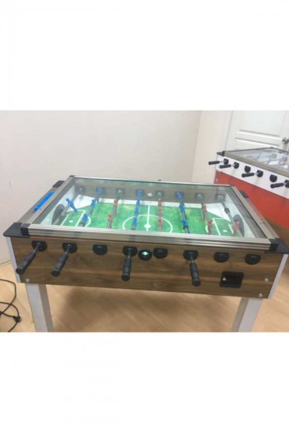 Leyaton Bilardo Langırt Masası - Masa Futbolu ( Üstü Kapalı ) Tamperli Cam - 2