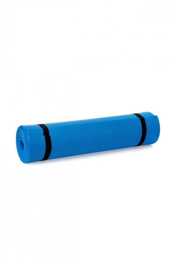 Leyaton 65 Mm Mavi Pilates Matı - Pilates Minderi - Egzersiz Minderi - Yer Matı 150 Cm X 50 Cm