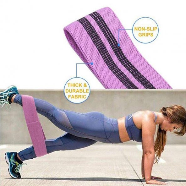 Clifton Hip Band Direnç Bandı Lila - 5