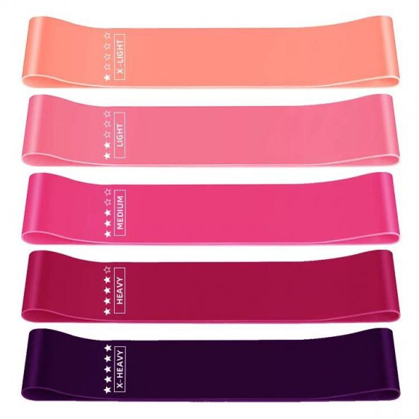 Leyaton Micro Egzersiz Bandı 5Li Set - 3