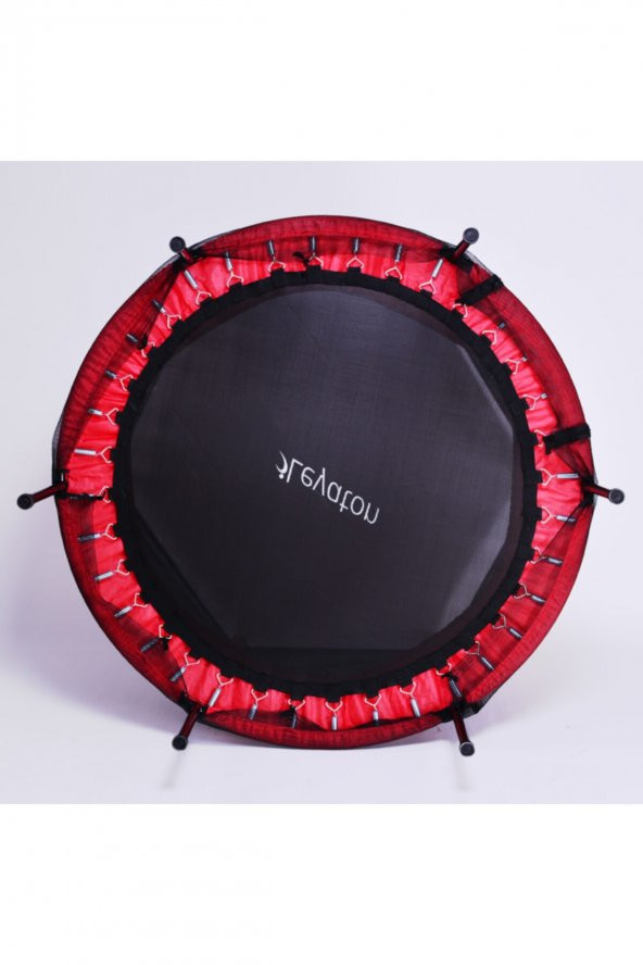 Leyaton Fileli Büyük Boy Trambolin 140 Cm Çap Kırmızı - 5