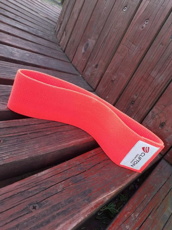 Clifton Hip Band Direnç Bandı Neon Kırmızı - Resim 8
