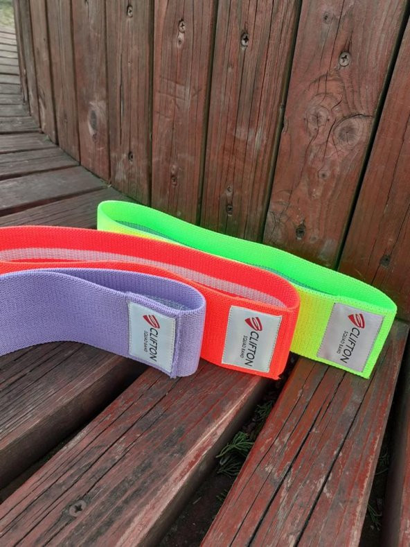 Clifton Hip Band Direnç Bandı Neon Yeşil - 5