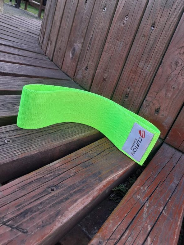 Clifton Hip Band Direnç Bandı Neon Yeşil - 6