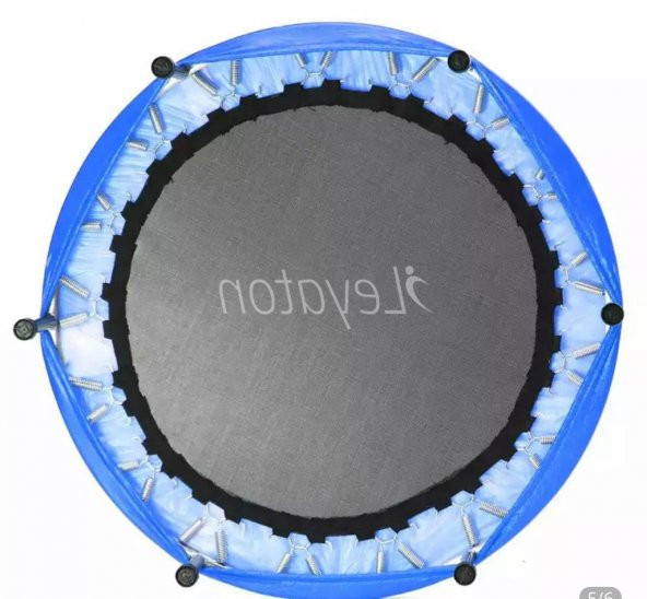 Leyaton 102 cm Deluxe Trampolin (40 inç Trambolin) MAVİ - 2