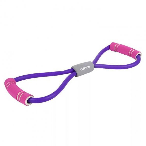 Clifton Pilates İpi Jimnastik Lastiği Egzersiz Bant Yoga Plates Lastik Spor Kondisyon Direnç Lastiği Mor - 2