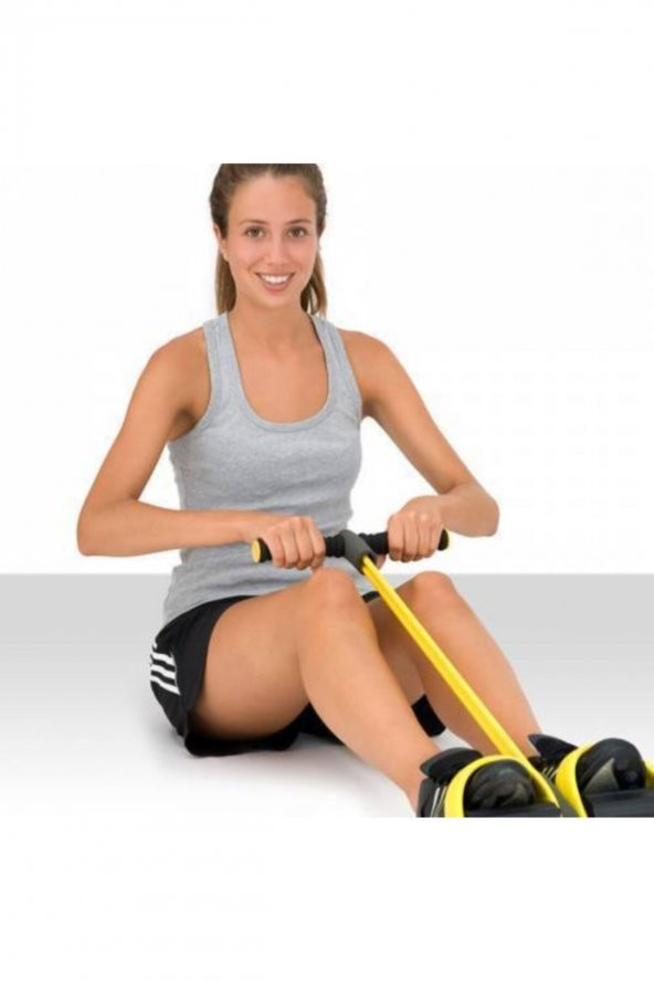 Body Trimmer Egzersiz Aleti El Ayak Direnç Yayı Lastiği Spor Fitness Vücut Karın Kondisyon - 2